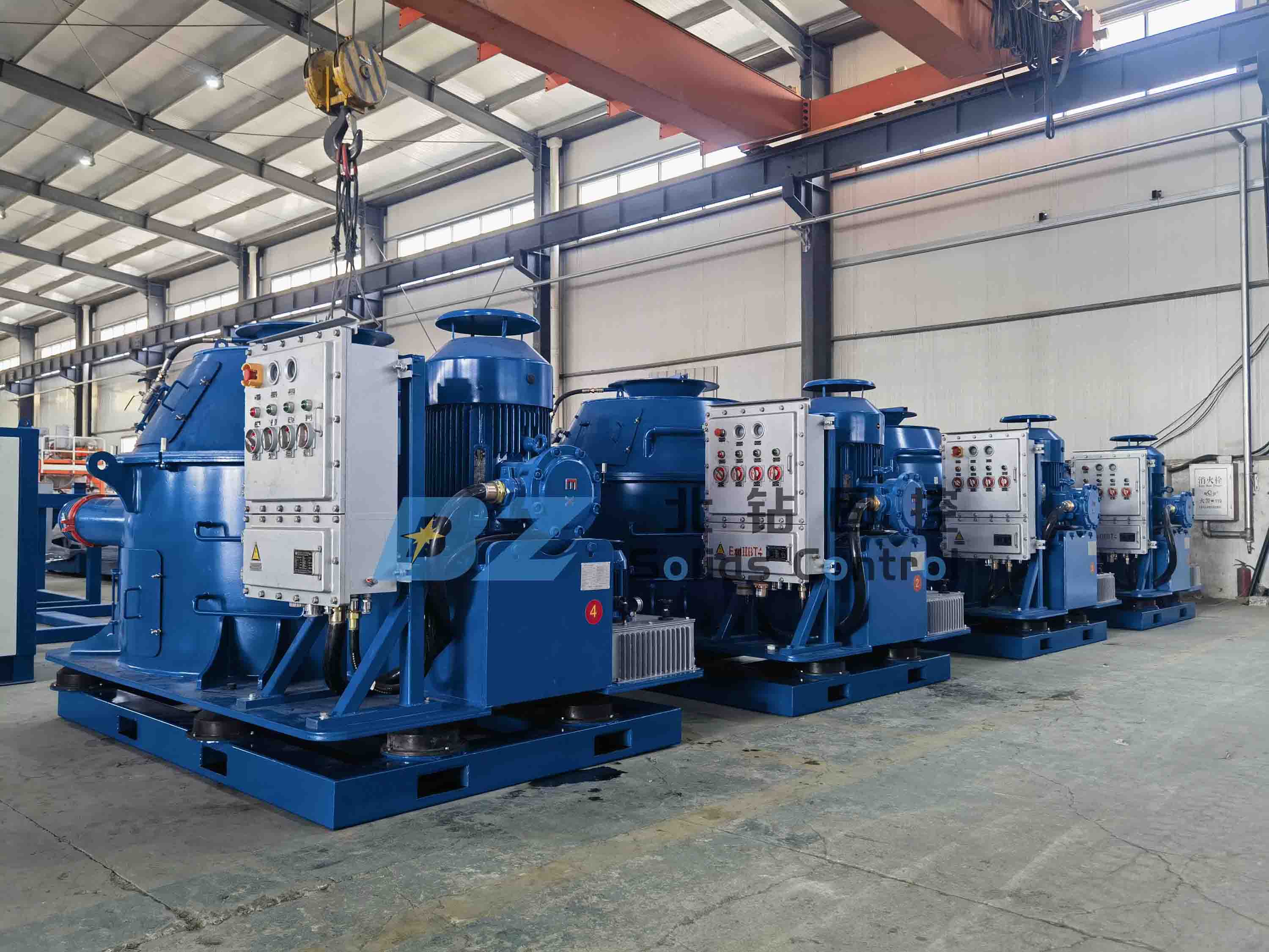 BZ vertical cuttings dryer and decanter centrifuge are sold to aboard